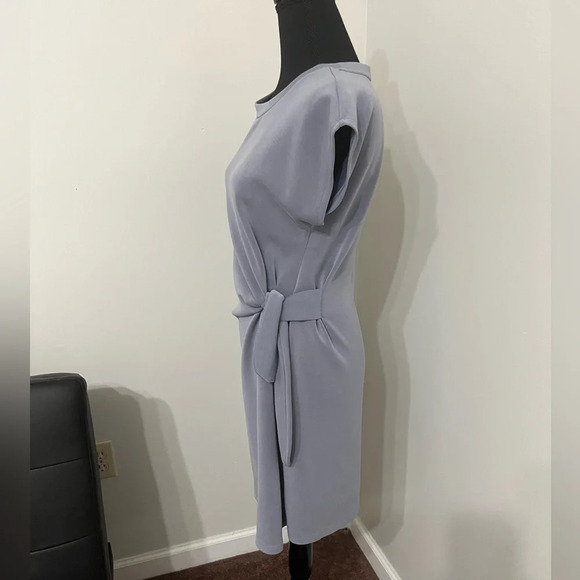 CABLE & GUAGE SPORT Gray Dress with Side Tie, Small - Picture 3 of 8